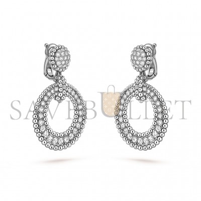 VAN CLEEF ARPELS PERLÉE DIAMONDS EARRINGS VCARPMBF00